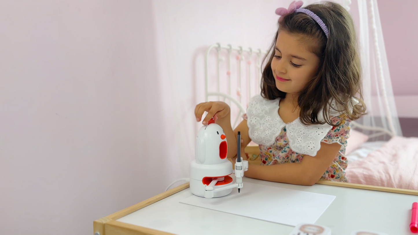 Innovative Educational Toy for Kids: Draw, Color, and Learn Words